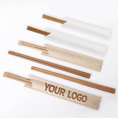 Niestandardowe logo Chińskie jednorazowe pałeczki bambusowe do sushi weselnego