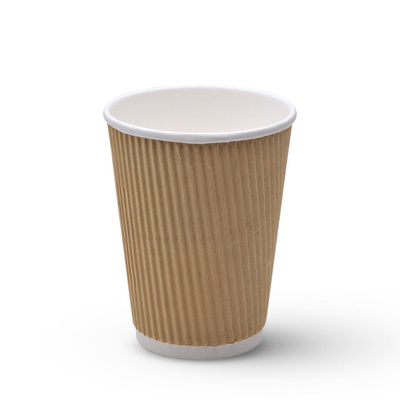 Papier falisty Take Away Hot Drink Cup Jednorazowy na kawę i herbatę