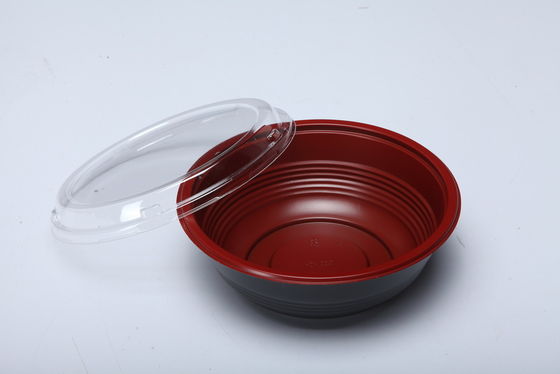 Trwałość PP Plastikowe jednorazowe opakowanie na żywność do mikrofalówki Miska na ryż