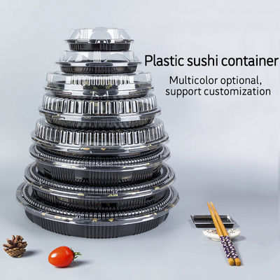 Jednorazowa tacka papierowa Biodegradowalne pojemniki Pulp Lid Opakowania żywnościowe Tacy sushi