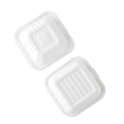 Recycle Take To Go Bagasse z trzciny cukrowej Biodegradowalne pudełko na wynos Jednorazowe