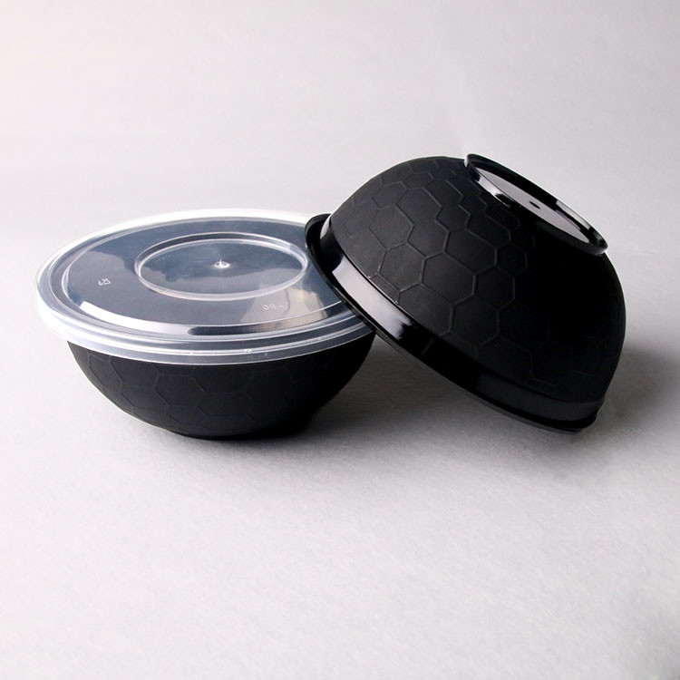 Ekologiczny jednorazowy plastikowy pojemnik do przechowywania żywności Bento Box z pokrywką