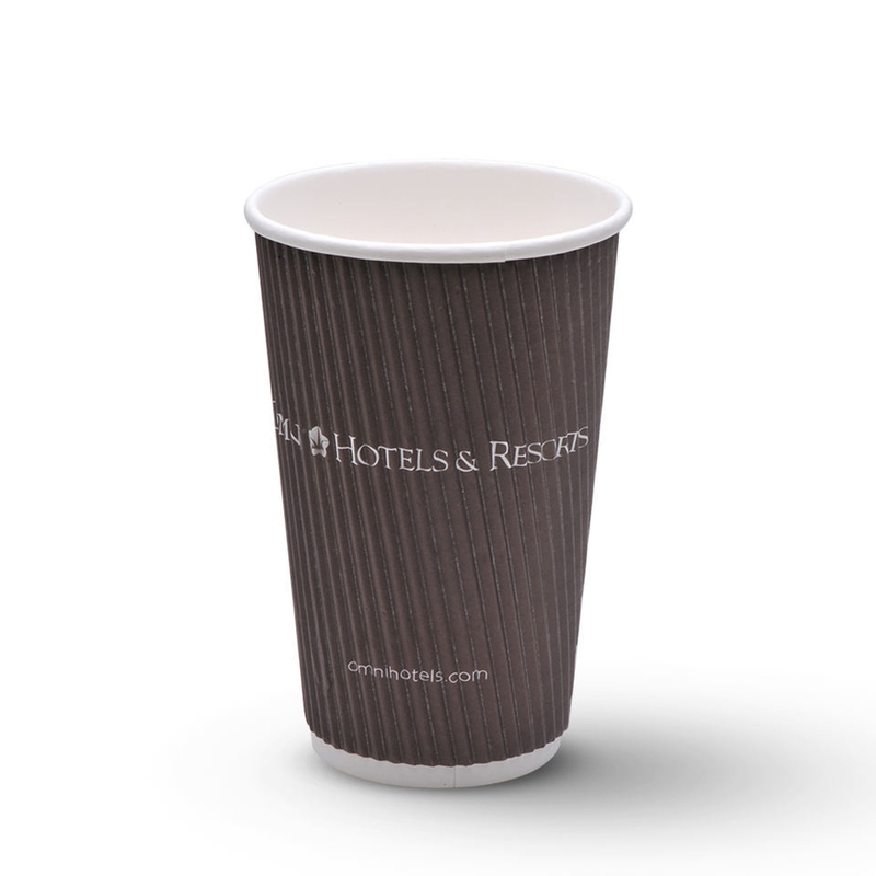Papier falisty Take Away Hot Drink Cup Jednorazowy na kawę i herbatę