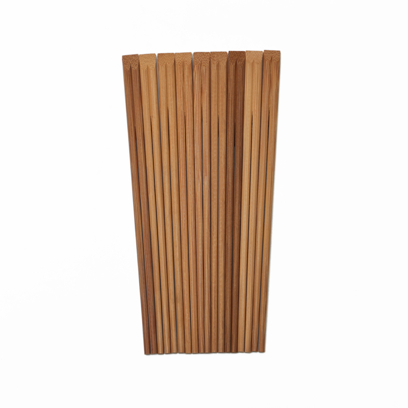 Pałeczki bambusowe brązowe lub karbonizowane 21 cm / 24 cm 4,8 mm-5,0 mm