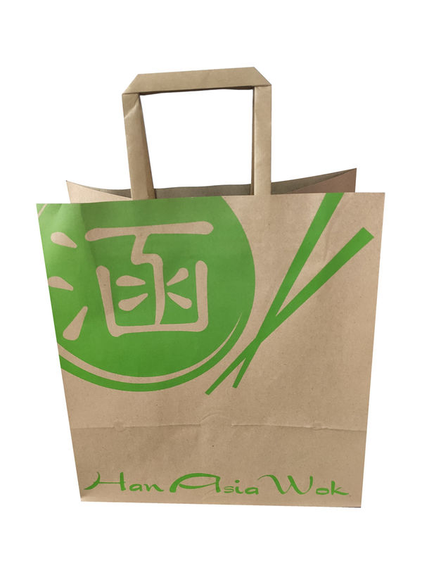 W 100% nadający się do recyklingu 12 kolorów 15 * 8 * 21 cm Torba papierowa z atramentem sojowym