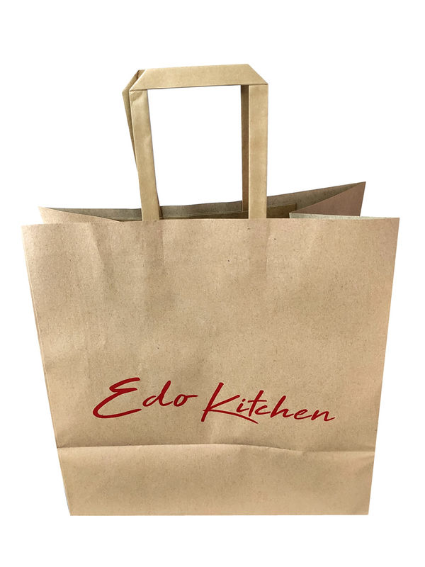 Ekologiczne torby Kraft o gramaturze 110gsm 16x6x12 ''