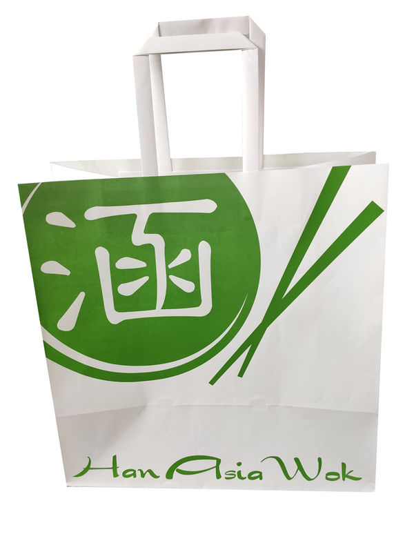 W 100% nadający się do recyklingu 12 kolorów 15 * 8 * 21 cm Torba papierowa z atramentem sojowym
