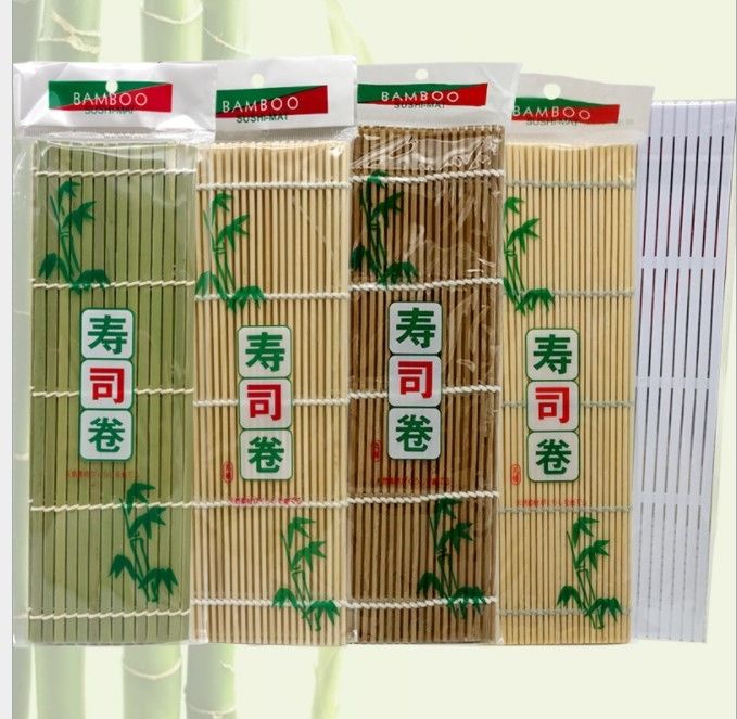 Dostosuj rozmiar Kwadratowa naturalna bambusowa mata do robienia sushi