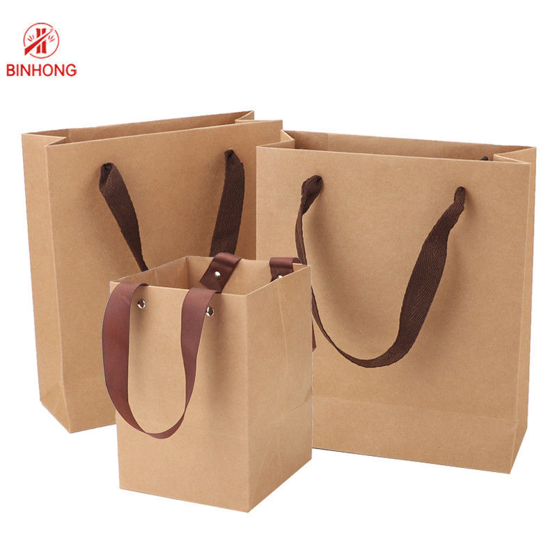 Niestandardowe rozmiary Twisted Handle ODM Kraft Paper Bag