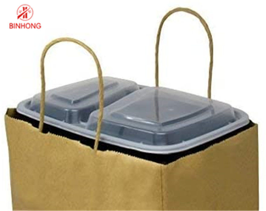 Trwała torba papierowa 10 × 5 × 13 `` z uchwytami