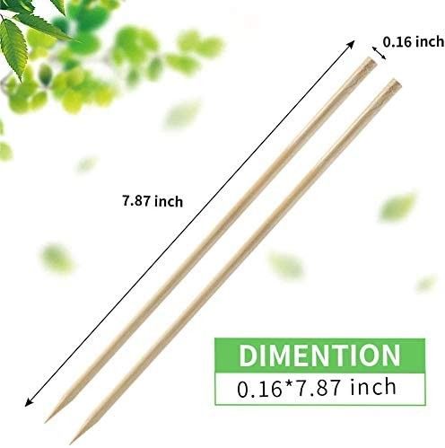 Mao Bamboo Sharp Point 30 cm Flat Kebab Szaszłyki