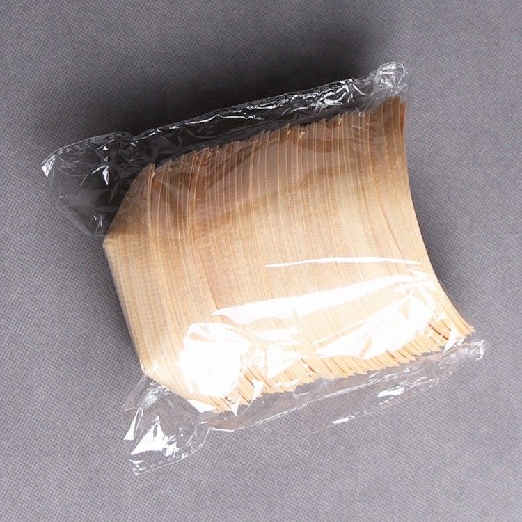 Jednorazowe drewniane tace kuchenne w kolorze Nature 24,5 * 11,5 cm