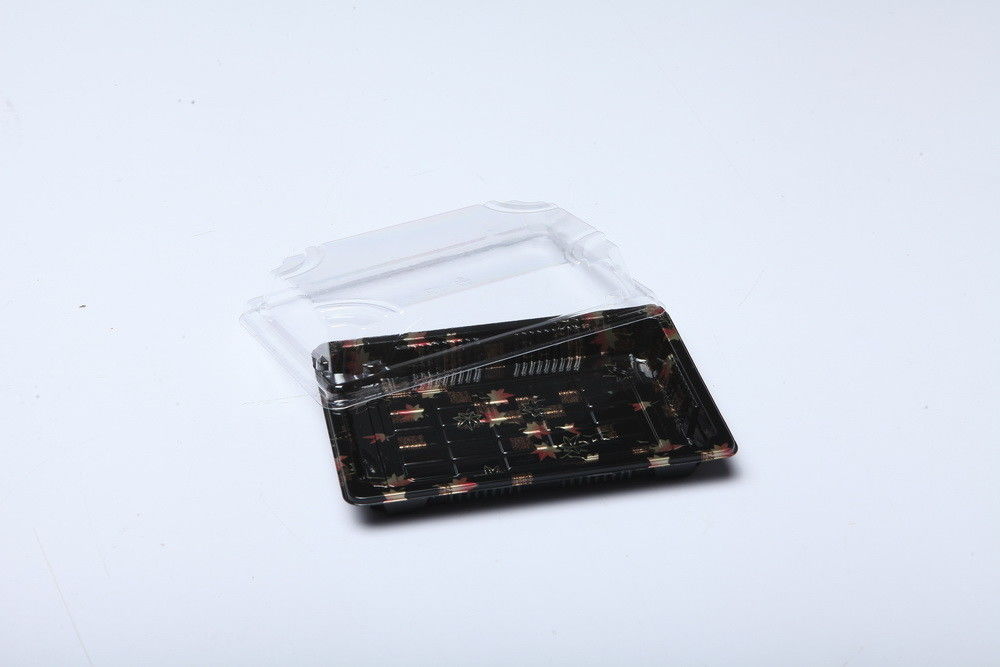 Japońska tacka na jednorazowe plastikowe pudełko do sushi na wynos