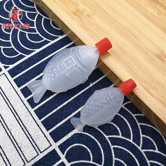 Catering Jednorazowa plastikowa butelka na sos sojowy na wynos 1.5 2 oz