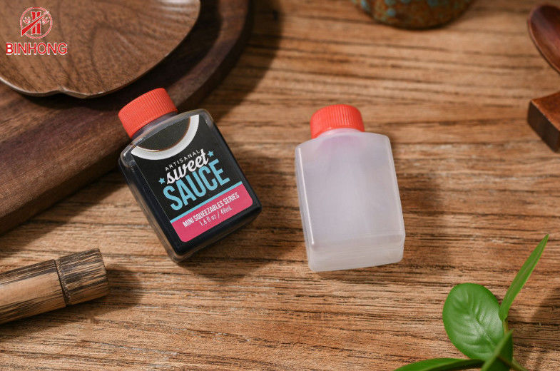 Jednorazowa butelka na sos sojowy PE klasy spożywczej 6 ml 15 ml 30 ml