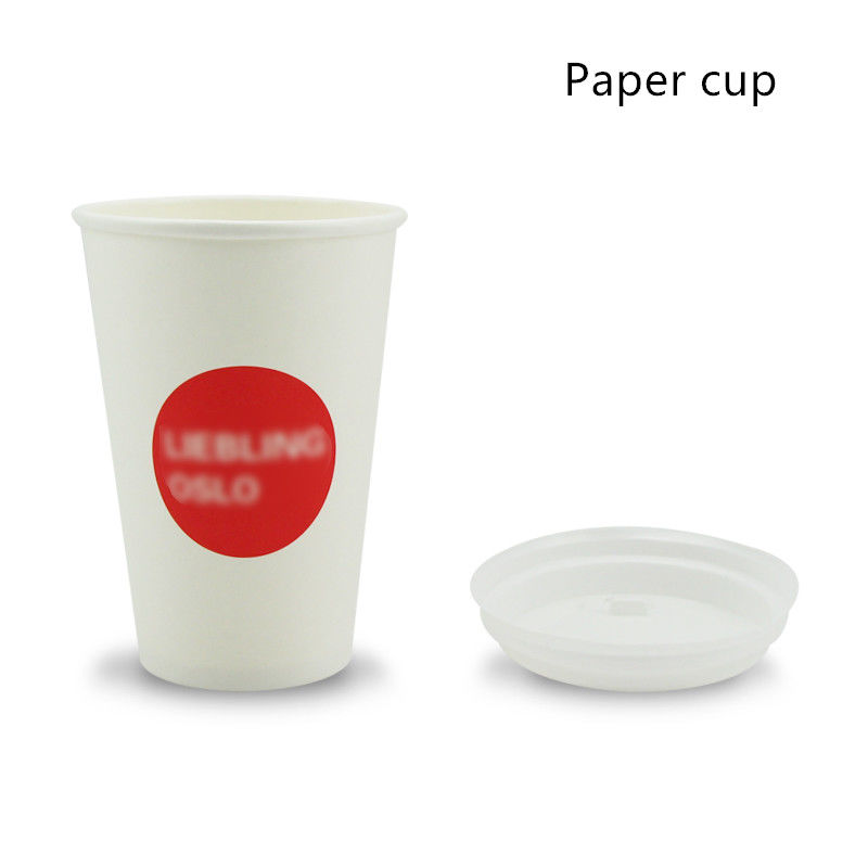 Kompostowalne kubki do picia z papieru bambusowego o gramaturze 280 g / m2 z podszewką PLA