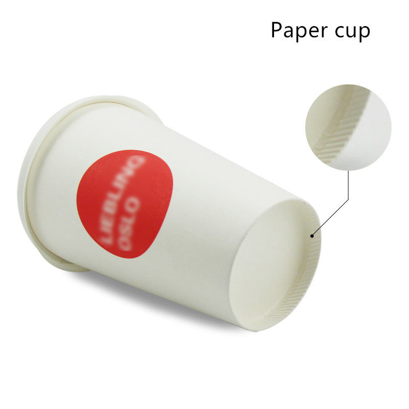 Kompostowalne kubki do picia z papieru bambusowego o gramaturze 280 g / m2 z podszewką PLA
