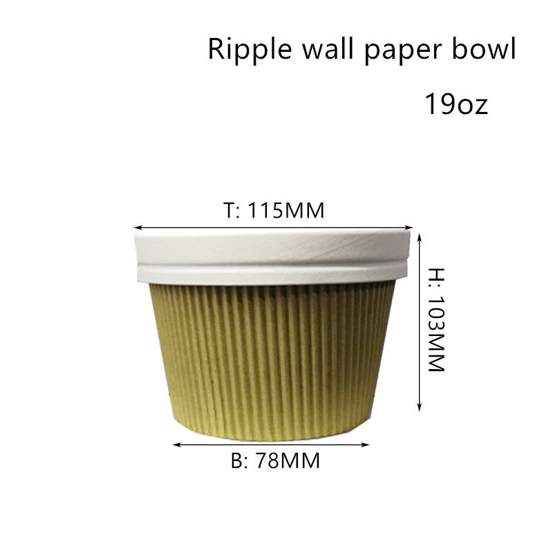 Termiczna miska na żywność Ripple Wall 350ml 520ml 720ml