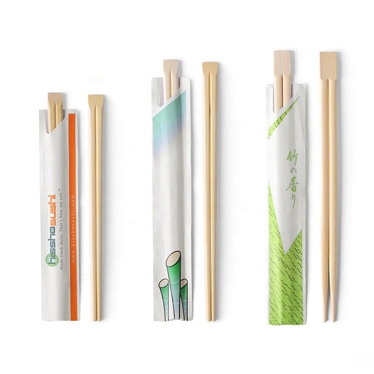 Jednorazowe okrągłe pałeczki Tensoge Twin Bamboo One Off Sushi