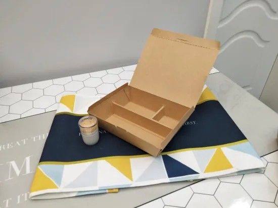 Biodegradowalne pudełko do pakowania fast foodów 3 4 5 Przegródka Bezpieczna w kuchence mikrofalowej