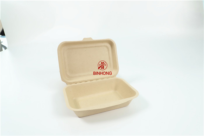 Pudełko do pakowania fast foodów z trzciny cukrowej Biodegradowalne, nadające się do kompostowania