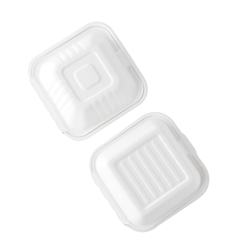 Recycle Take To Go Bagasse z trzciny cukrowej Biodegradowalne pudełko na wynos Jednorazowe