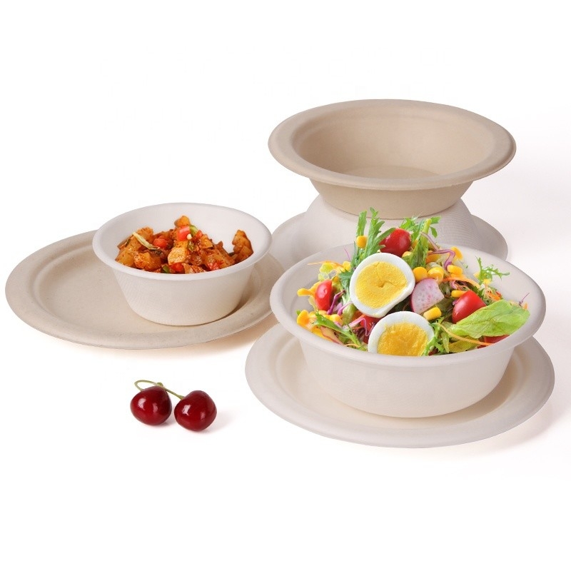 Bagasse z trzciny cukrowej Opakowania na żywność Pudełka na lunch Biodegradowalne Ekologiczne